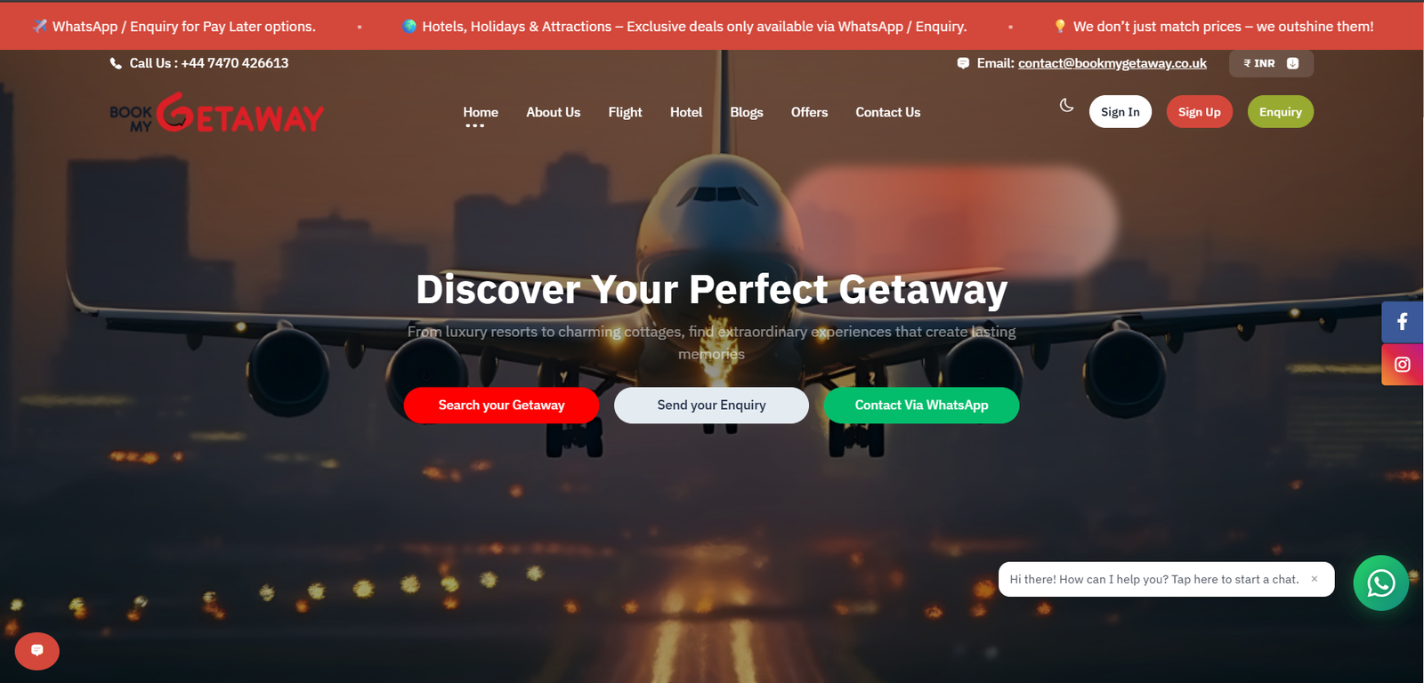 Book My Getaway - Facebook Marketing Case Study preview