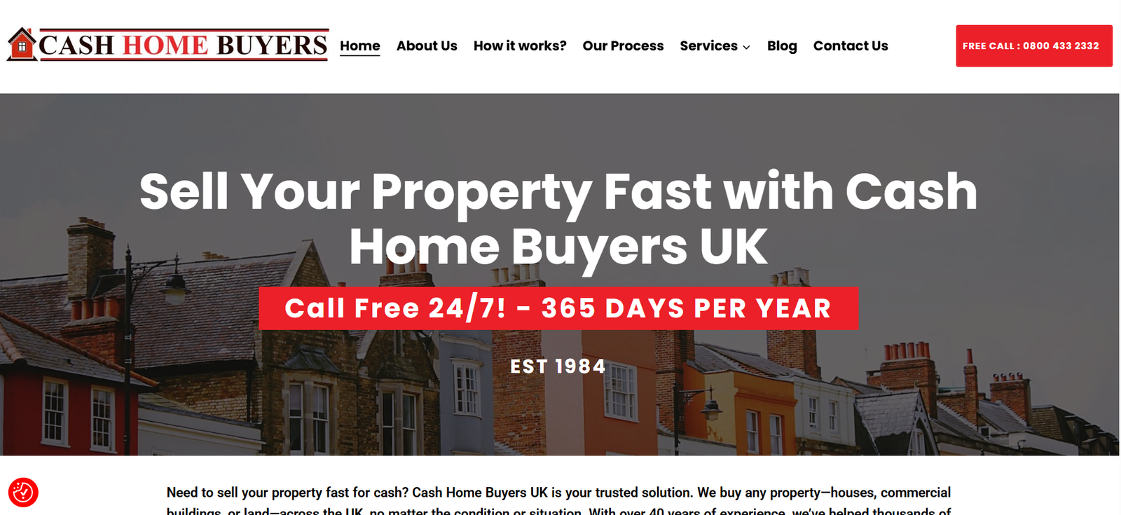 Cash Home Buyers Case Study preview