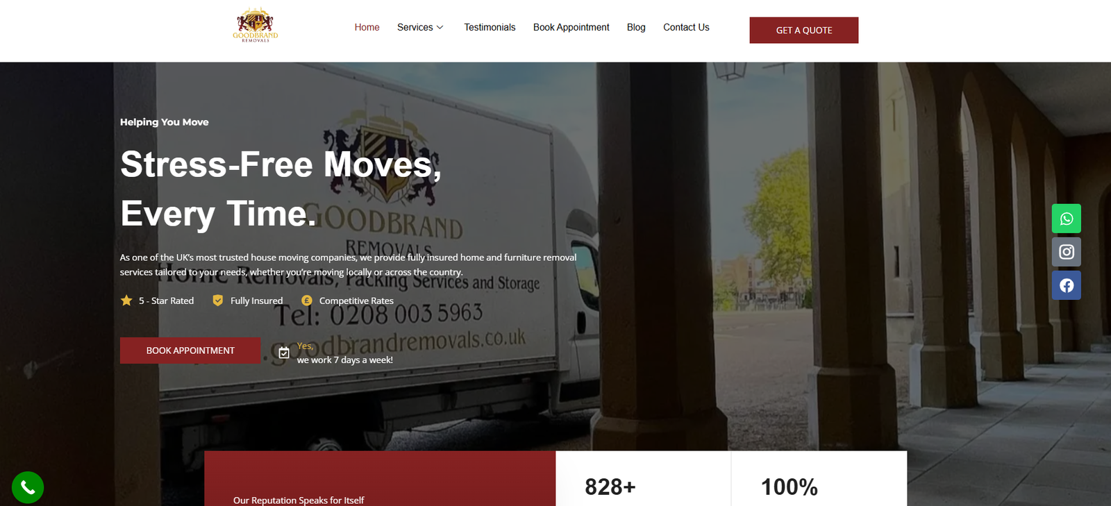 Goodbrand Removals SEO Case Study case study